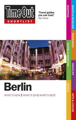 Time Out Shortlist Berlin 2nd edition by Time Out Guides Ltd image