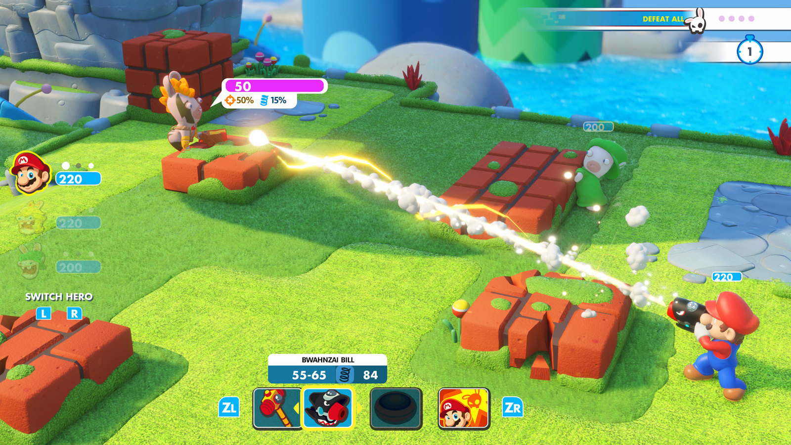 Mario + Rabbids: Kingdom Battle on Switch