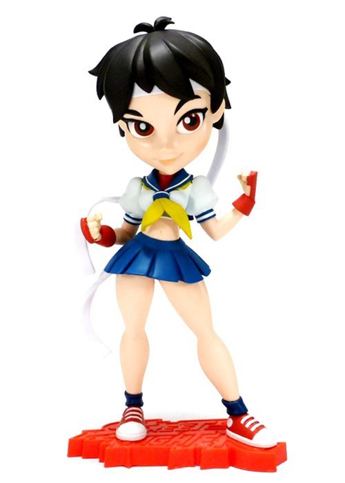 Street Fighter - Sakura 7" Knockouts Vinyl Statue image