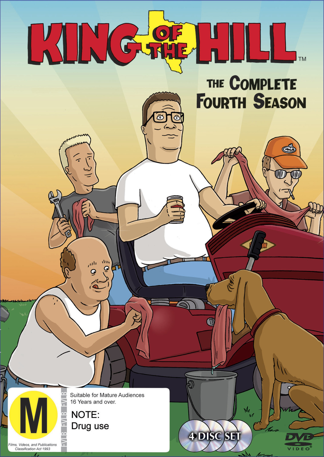 King Of The Hill - Complete Season 4 (4 Disc Set) on DVD image
