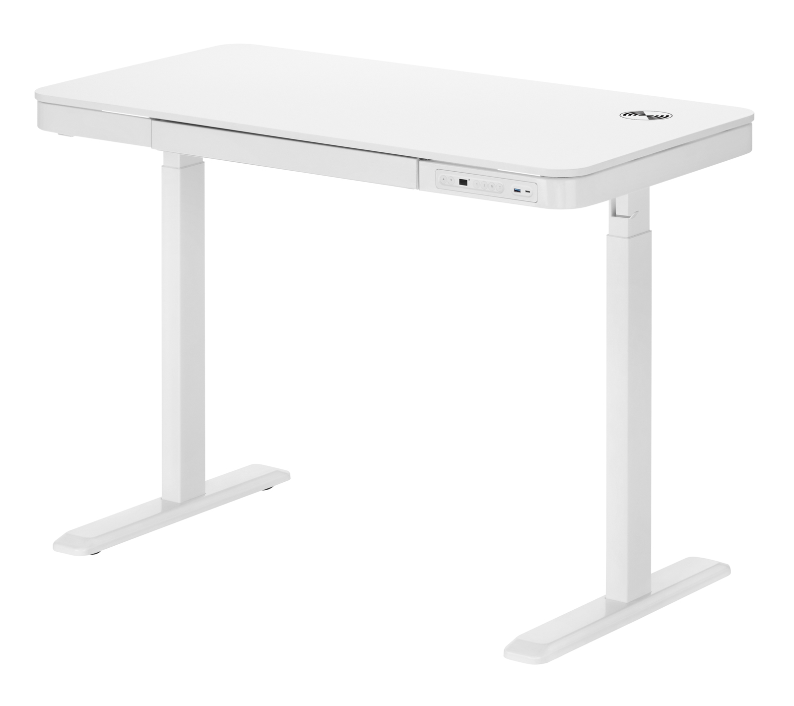 Buy Gorilla Office Height Adjustable Desk White/White at Mighty Ape NZ