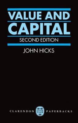 Value and Capital by J. R. Hicks image
