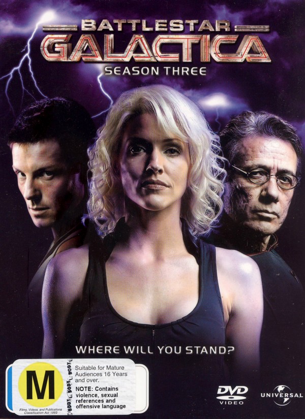 Battlestar Galactica - Season 3 (5 Disc Digipack Box Set) on DVD image