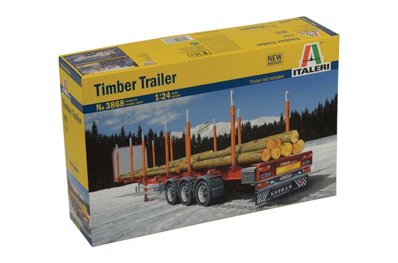 Italeri Timber Trailer - 1:24 Model Kit