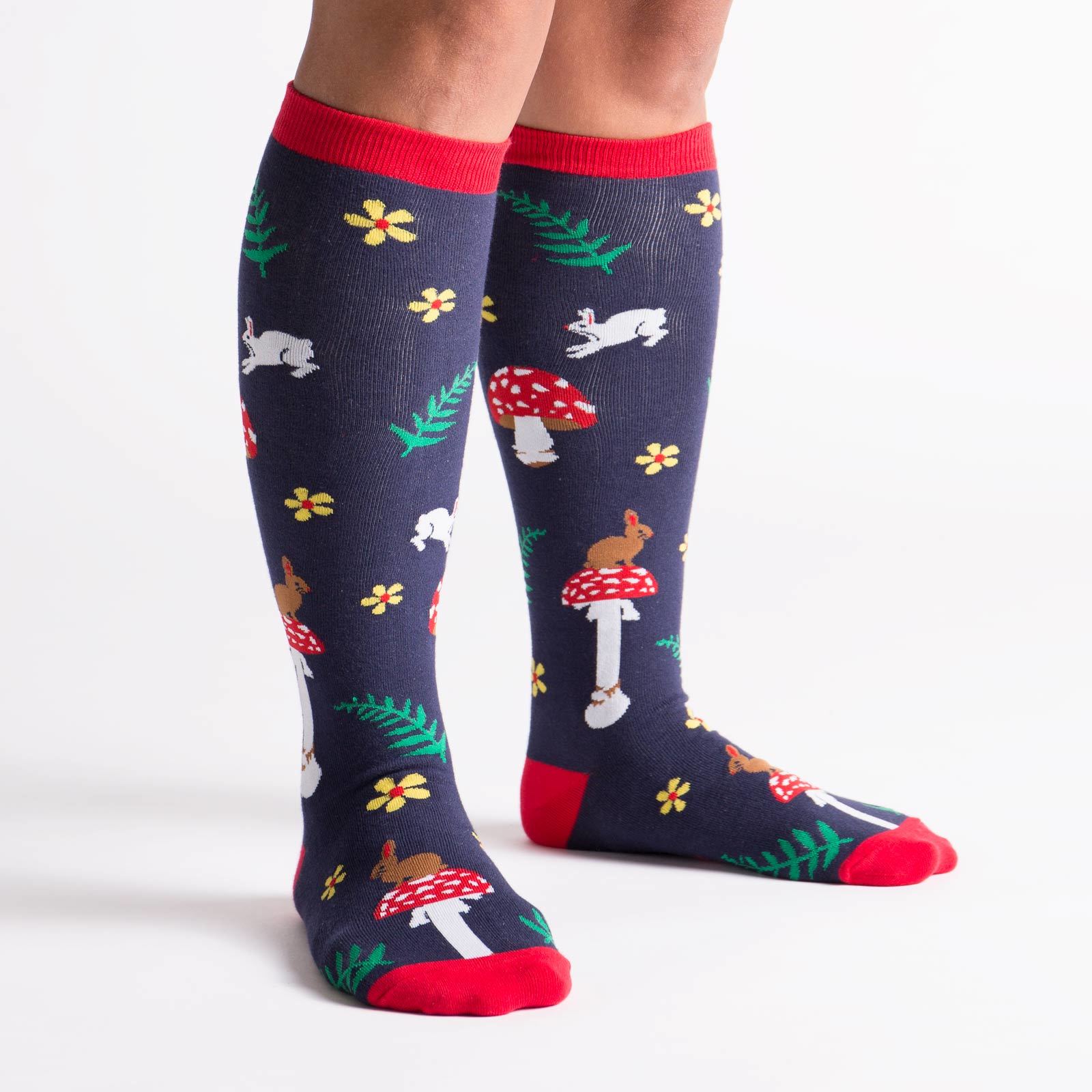 Wonderland Knee High Socks Women's at Mighty Ape NZ