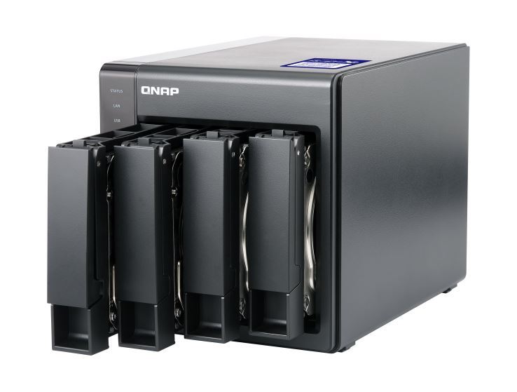 Qnap Ts-431X2-8G 4-Bay Nas (No Disk), Al314 Quad Core 1.7Ghz, 8Gb , Sata 6Gb/S, 1X 10Gbe Sfp+ Lan, 2X Gbe Lan