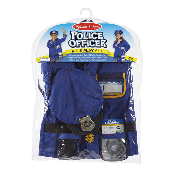 Melissa & Doug: Police Officer Costume Role Play Set image