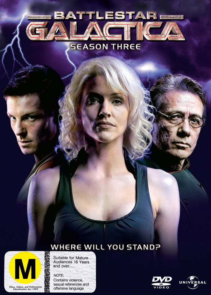 Battlestar Galactica 2006  - Season 3 (5 Disc Slimline Set) on DVD