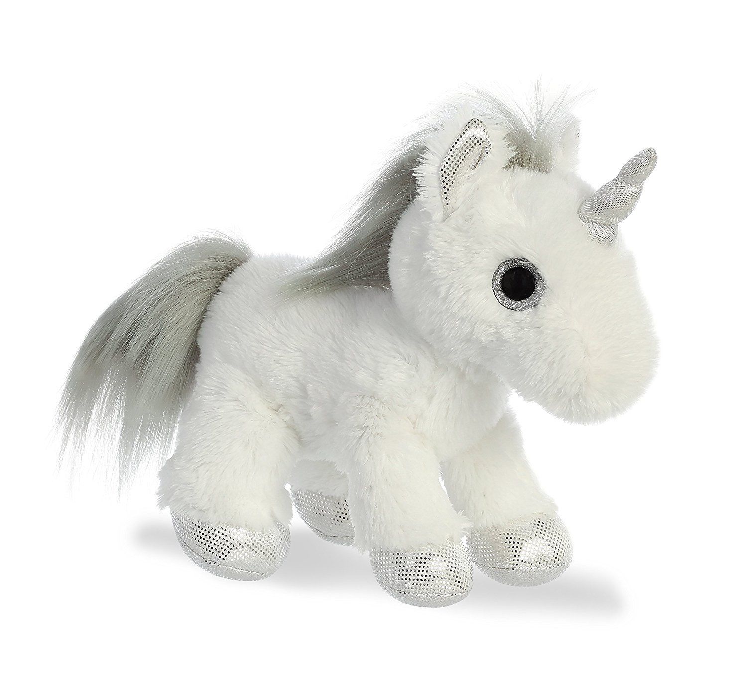 Aurora: Silver Unicorn - 12" Plush image