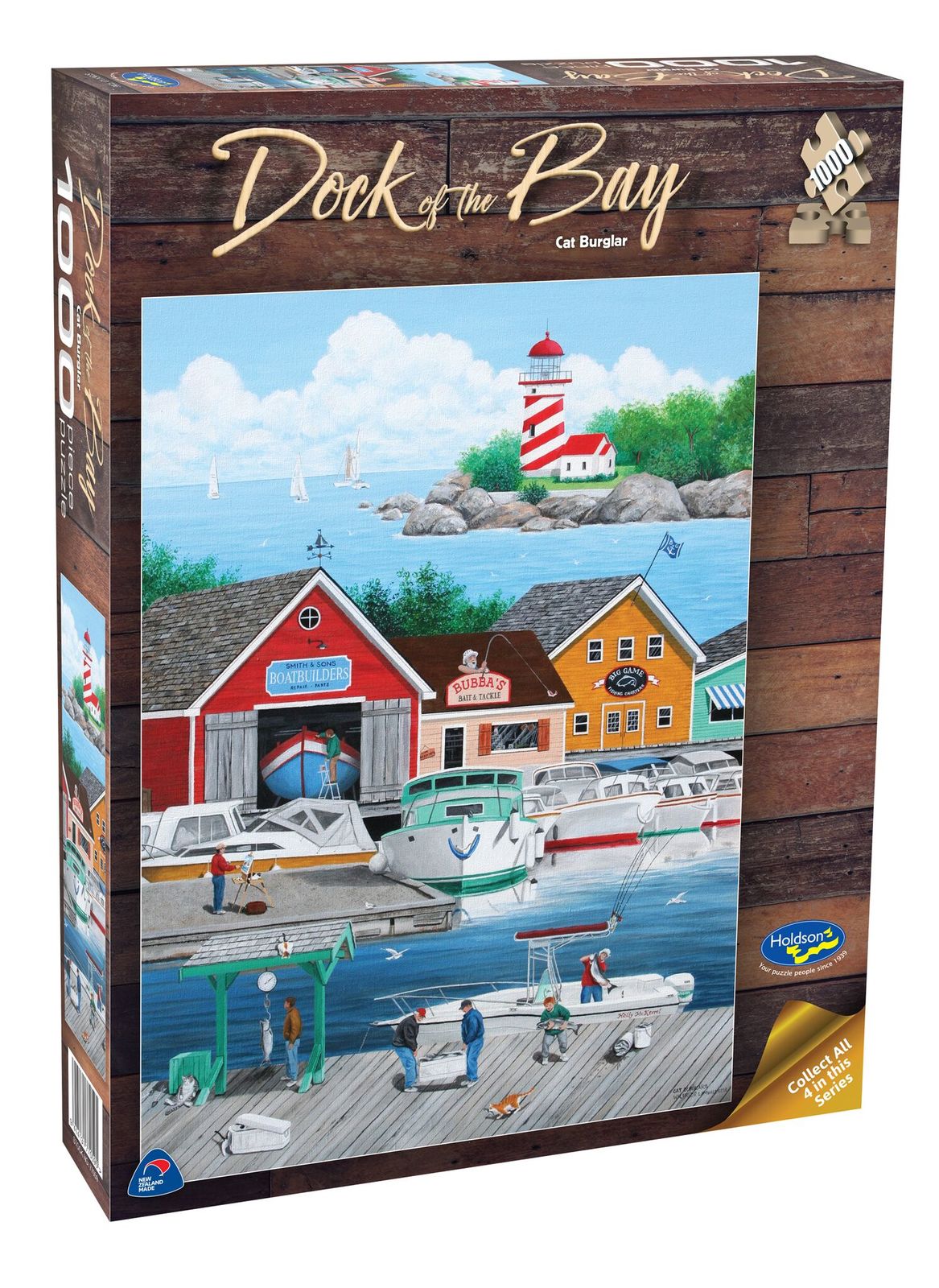 Holdson: 1000 Piece Puzzle - Dock Of The Bay (Cat Burglar)