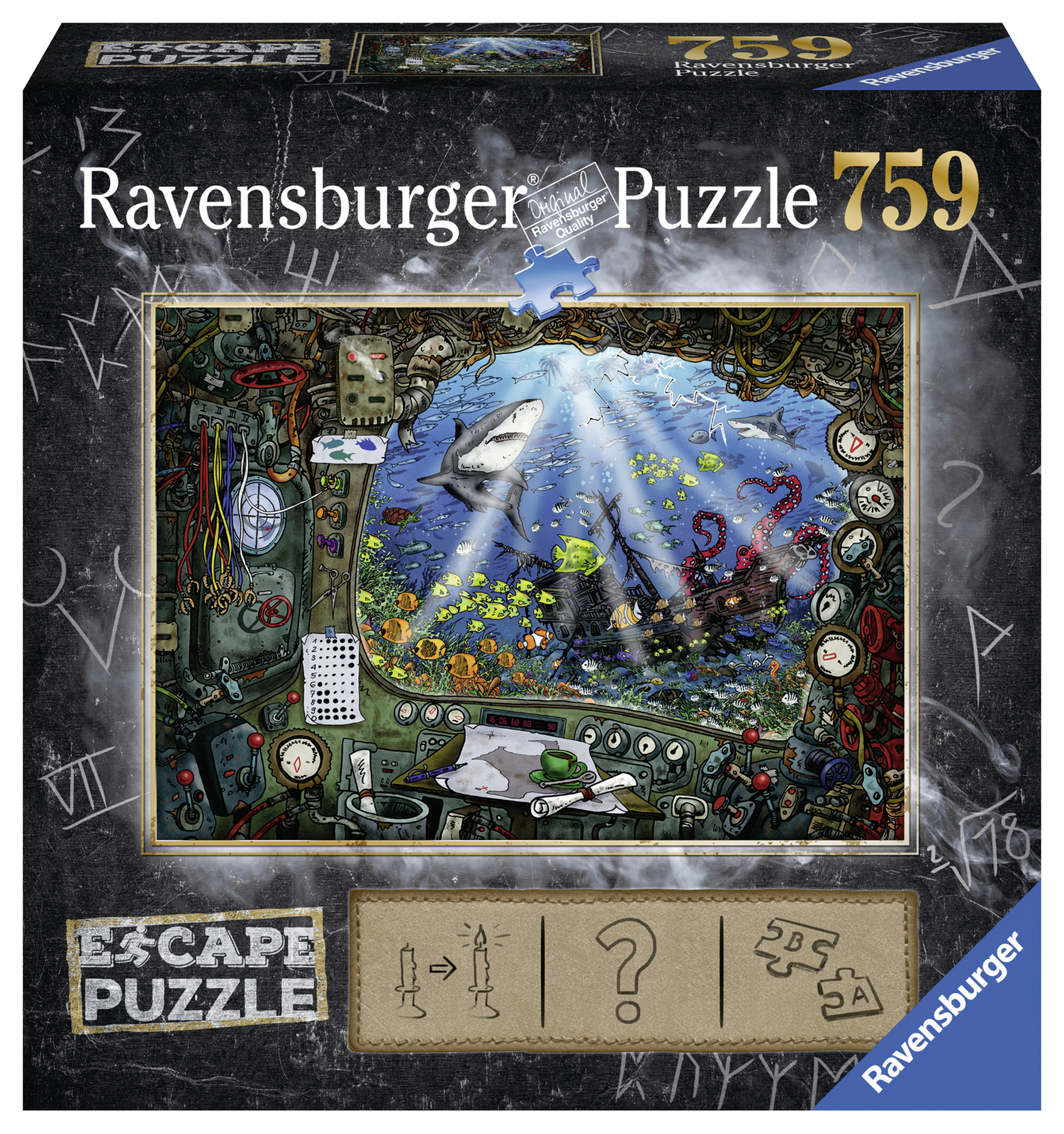 Ravensburger Escape Puzzle Submarine Toy At Mighty Ape Australia