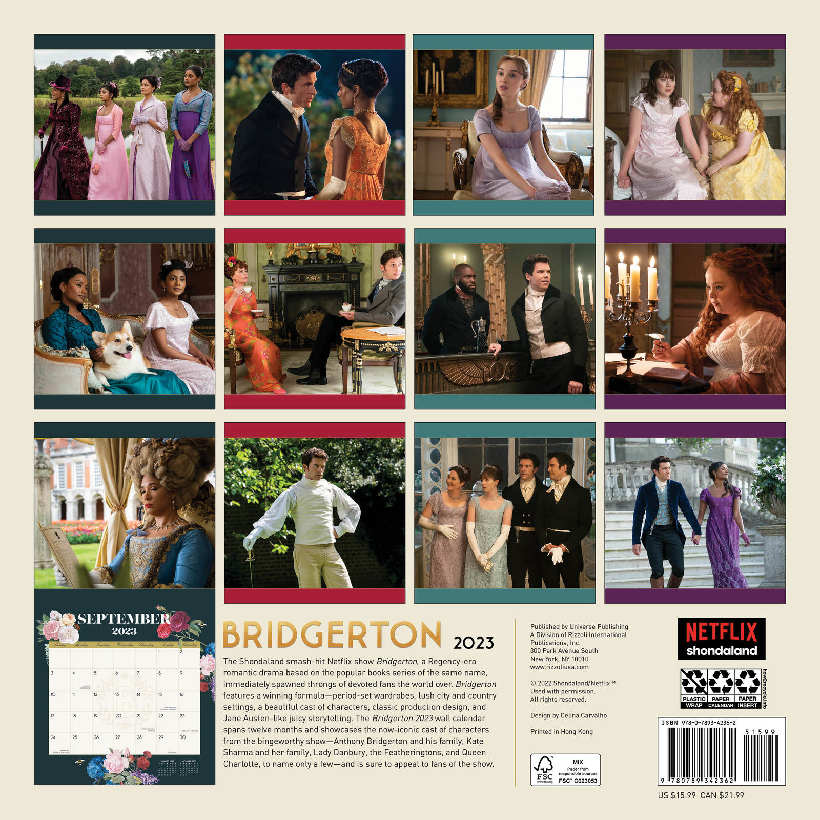 Buy Bridgerton 2023 Square Wall Calendar at Mighty Ape NZ