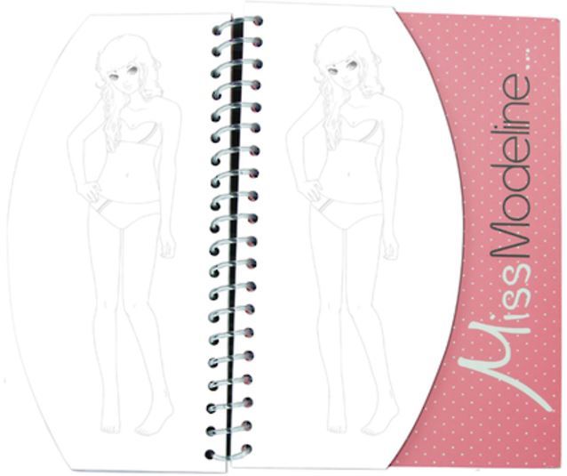 Miss Modeline A6 Notepad and Design Book - Perrine