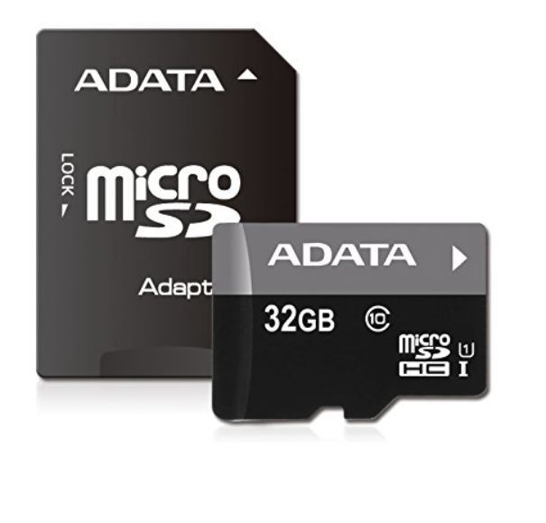 32GB ADATA Premier microSDHC UHS-I Card with Adapter