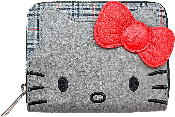 Loungefly: Hello Kitty - Grey Bifold Wallet with Bow image