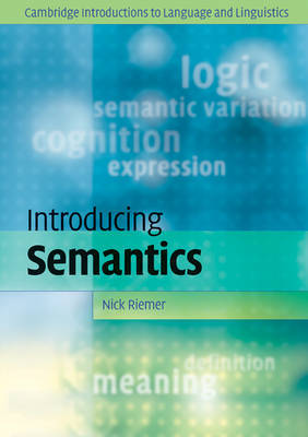 Introducing Semantics by Nick Riemer image