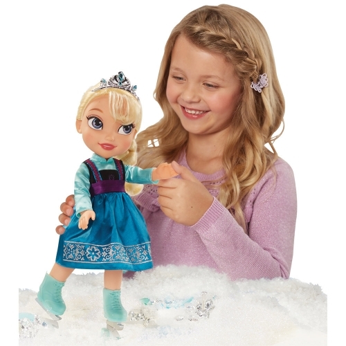 Buy Disney Frozen Elsa Ice Skating Toddler Doll at Mighty Ape NZ