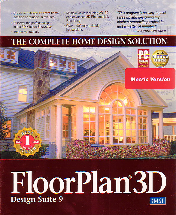 FloorPlan 3D Design Suite 9 Home Design Solution image