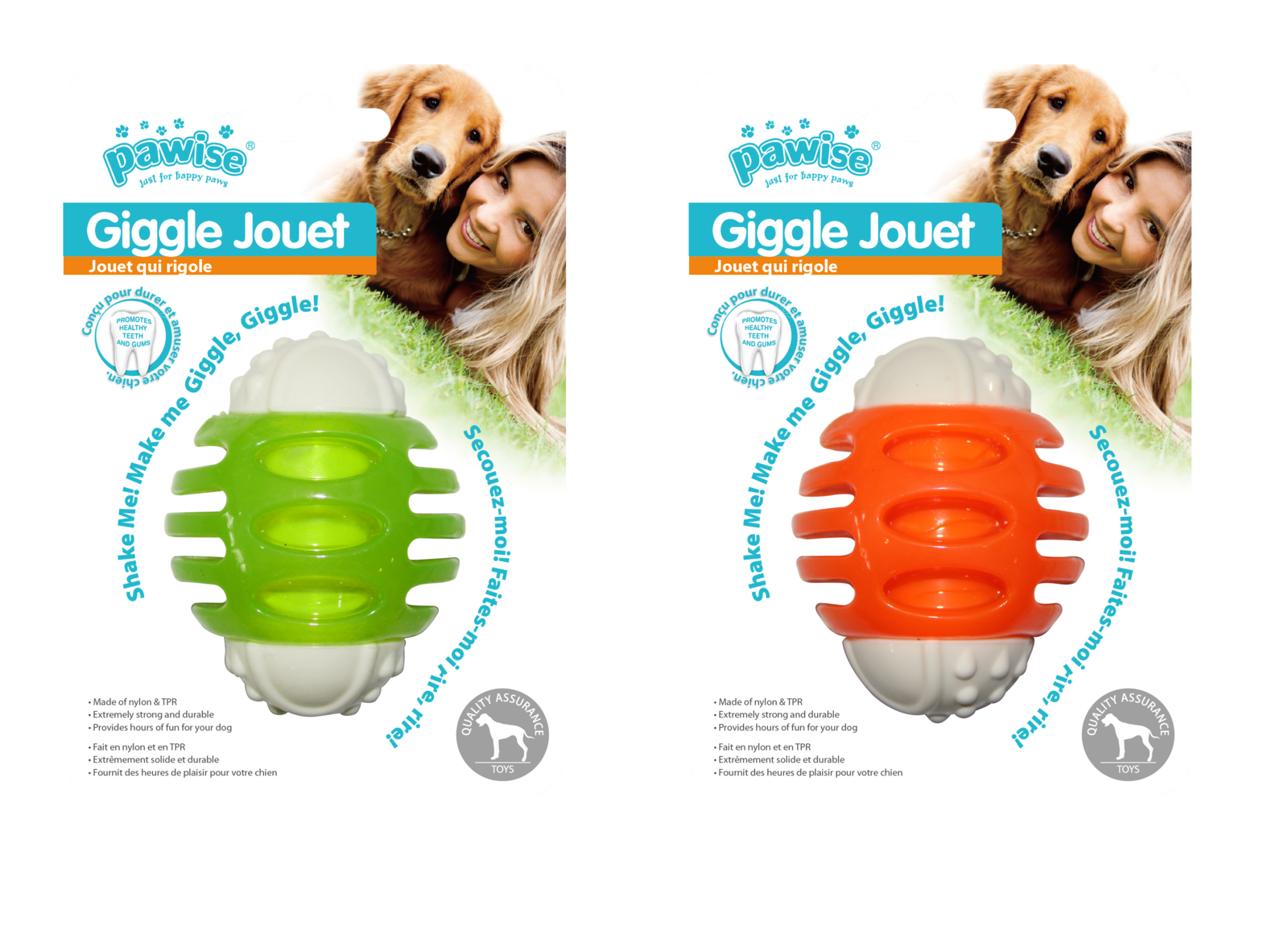 Pawise: Giggle Jouet Ball - 8 cm