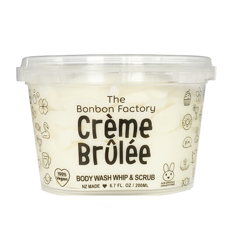 Buy The Bonbon Factory Body Wash & Scrub Creme Brulee (200g) at