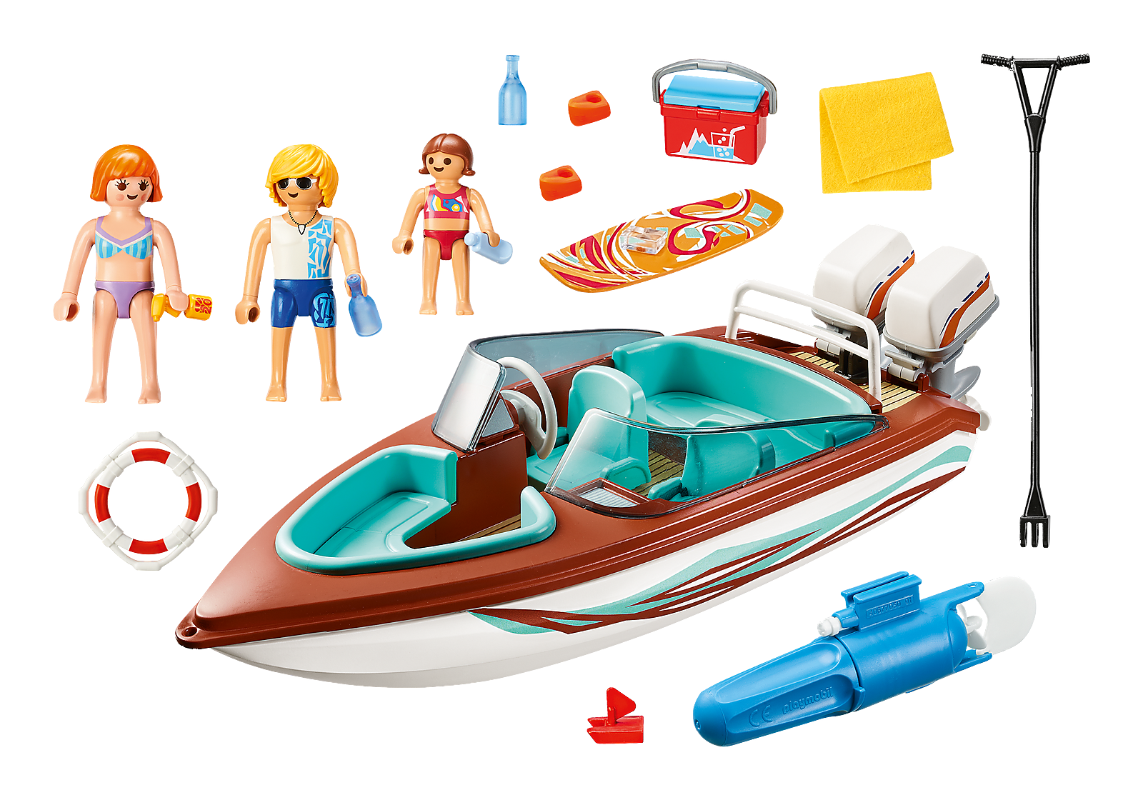 Playmobil: Family Fun - Speedboat & Underwater Motor (9428)