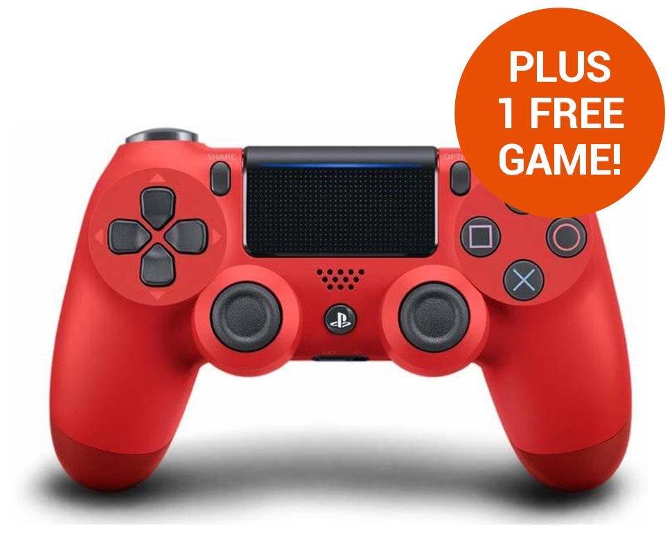 PlayStation 4 DualShock 4 v2 Wireless Controller - Magma Red for PS4 image