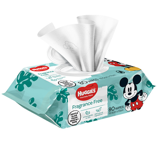 Huggies: Thick Baby Wipes - Fragrance Free (240 Pack) image