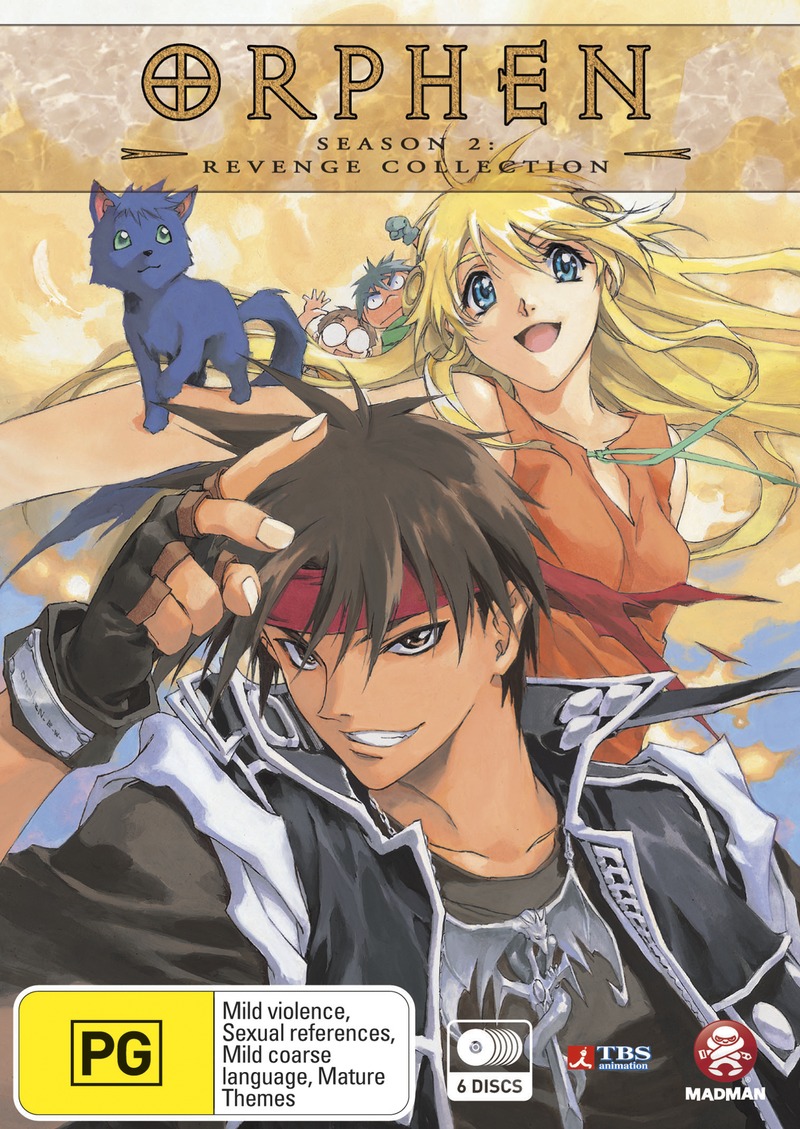 Orphen 2 - Revenge Collection (6 Disc Amaray Case) on DVD image