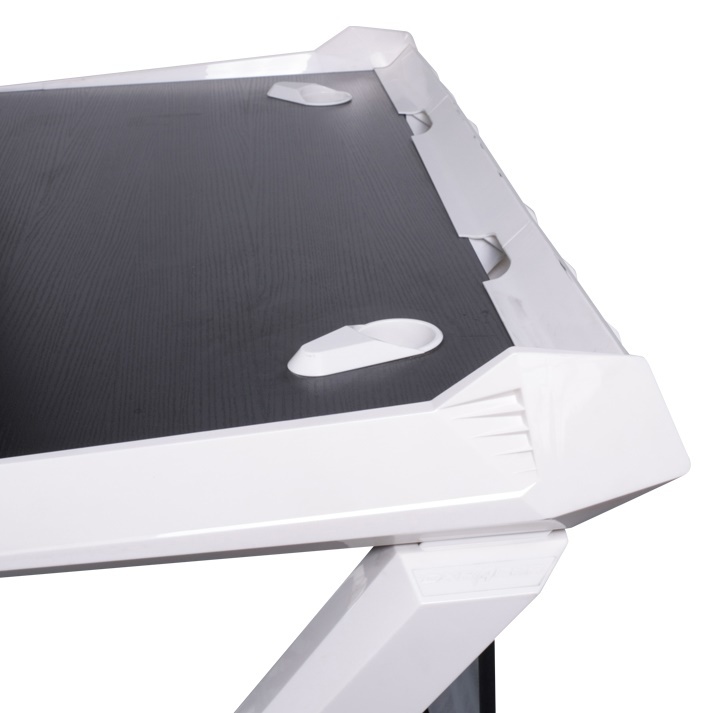 DXRacer Gaming Desk (Black & White) for image