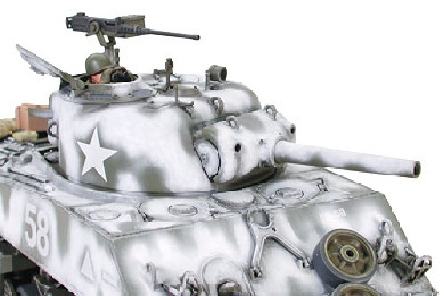 Tamiya 1/35 M4A3 Sherman 105mm Howitzer Assault Support - Model Kit image