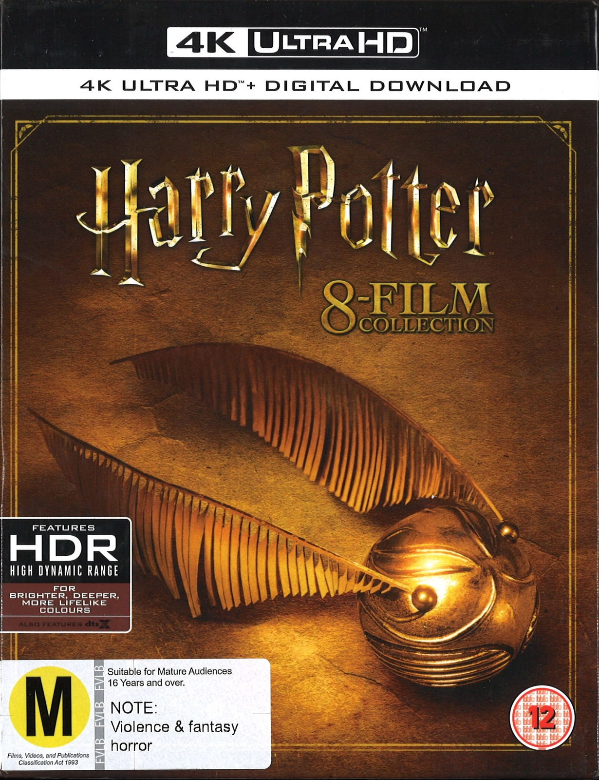 Harry Potter The Complete 8 Film Collection UHD Bluray Buy Now at Mighty Ape NZ