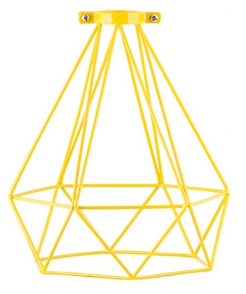 General Eclectic Geometric Lampshade - Yellow image