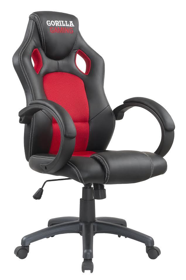 Gorilla Gaming Chair - Red & Black for image