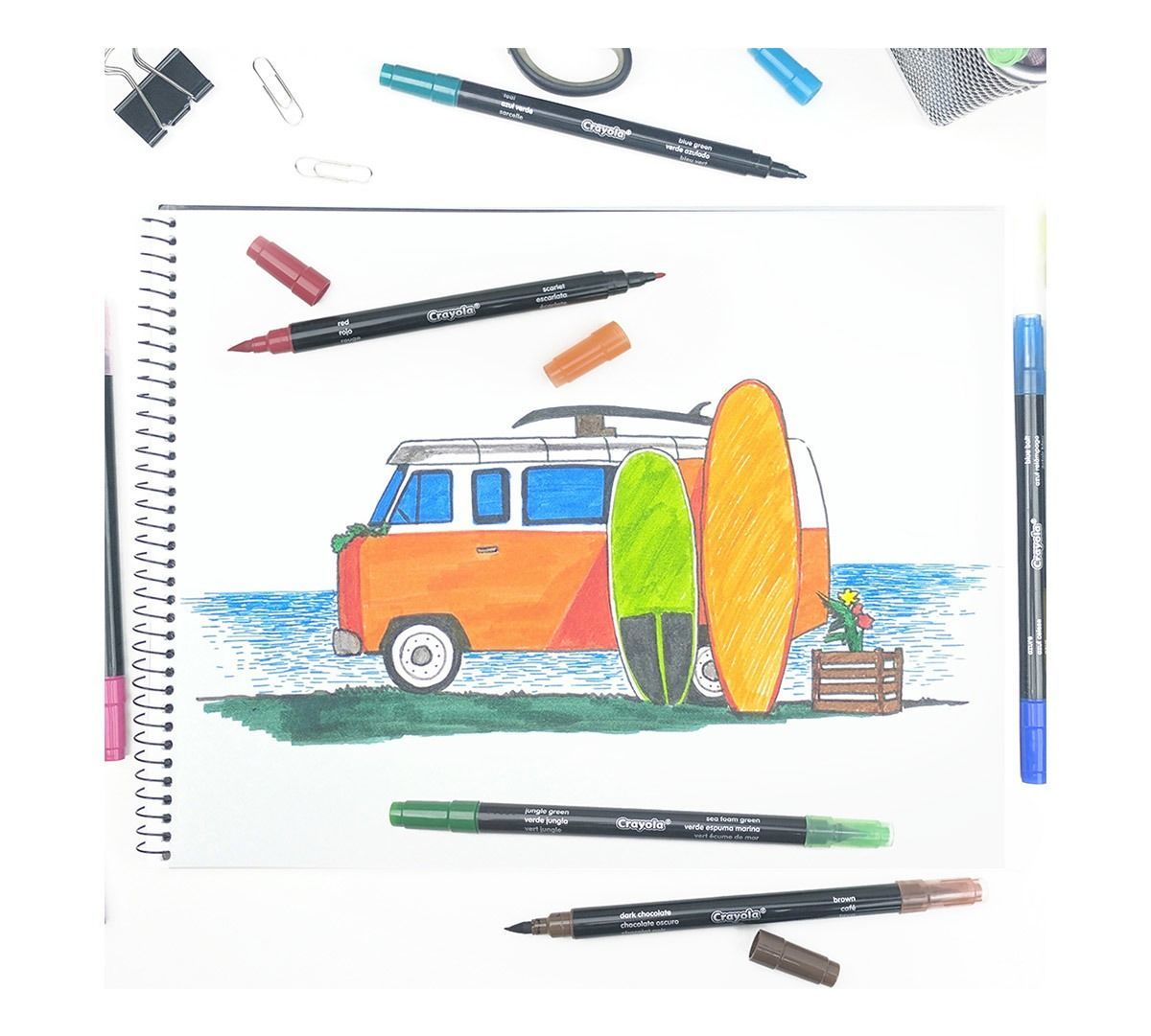 Crayola: Brush & Detail - Dual Ended Markers image