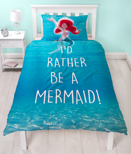 Disney: Reversible Duvet Cover Bedding Set - The Little Mermaid (Single) image