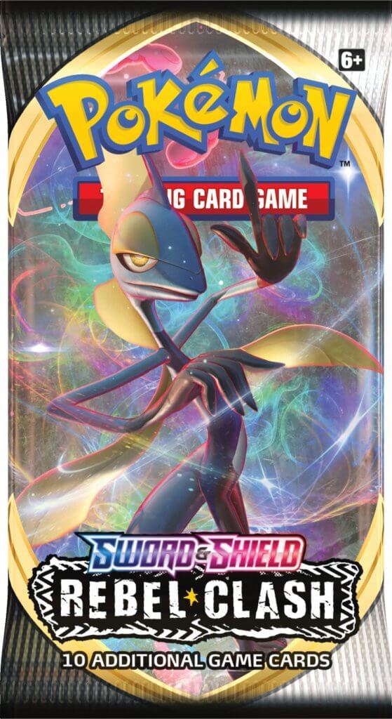 Pokemon TCG Sword and Shield Rebel Clash Single Booster (10 Cards