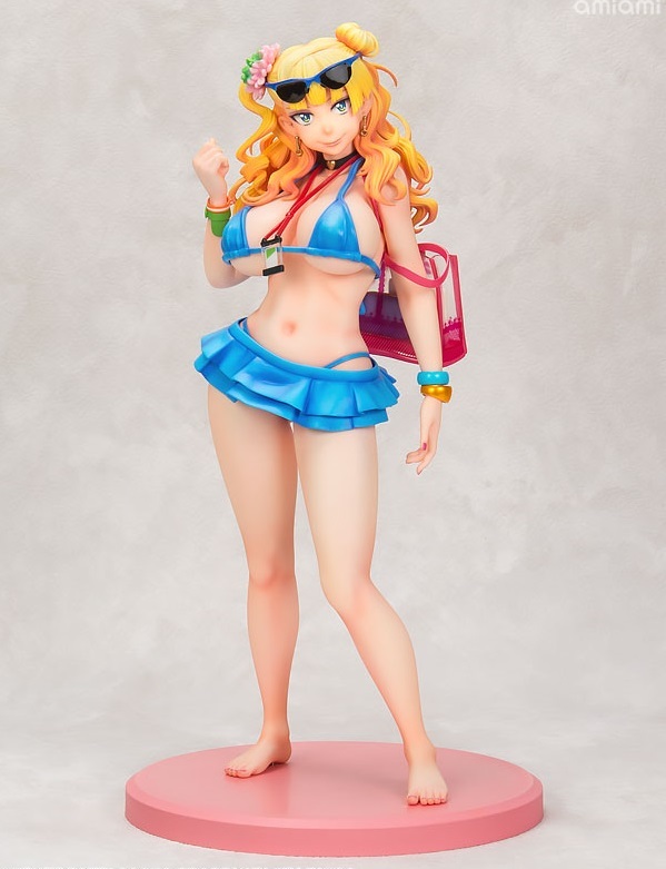 Please Tell Me! Galko-chan: 1/6 Galko-Chan (Swimsuit Ver.) - PVC Statue image