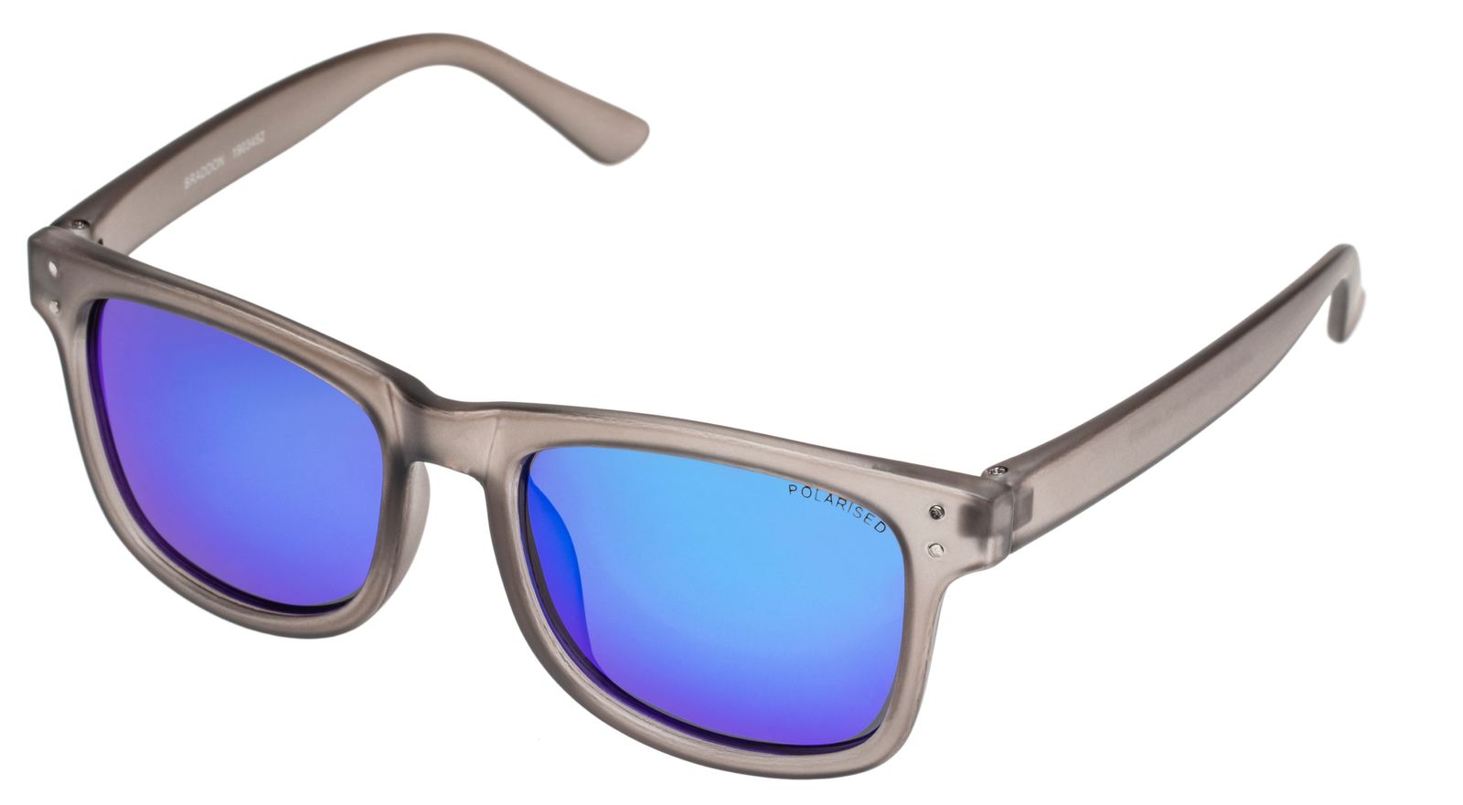 Braddon Sunglasses Grey + Ice Blue Lens at Mighty Ape NZ