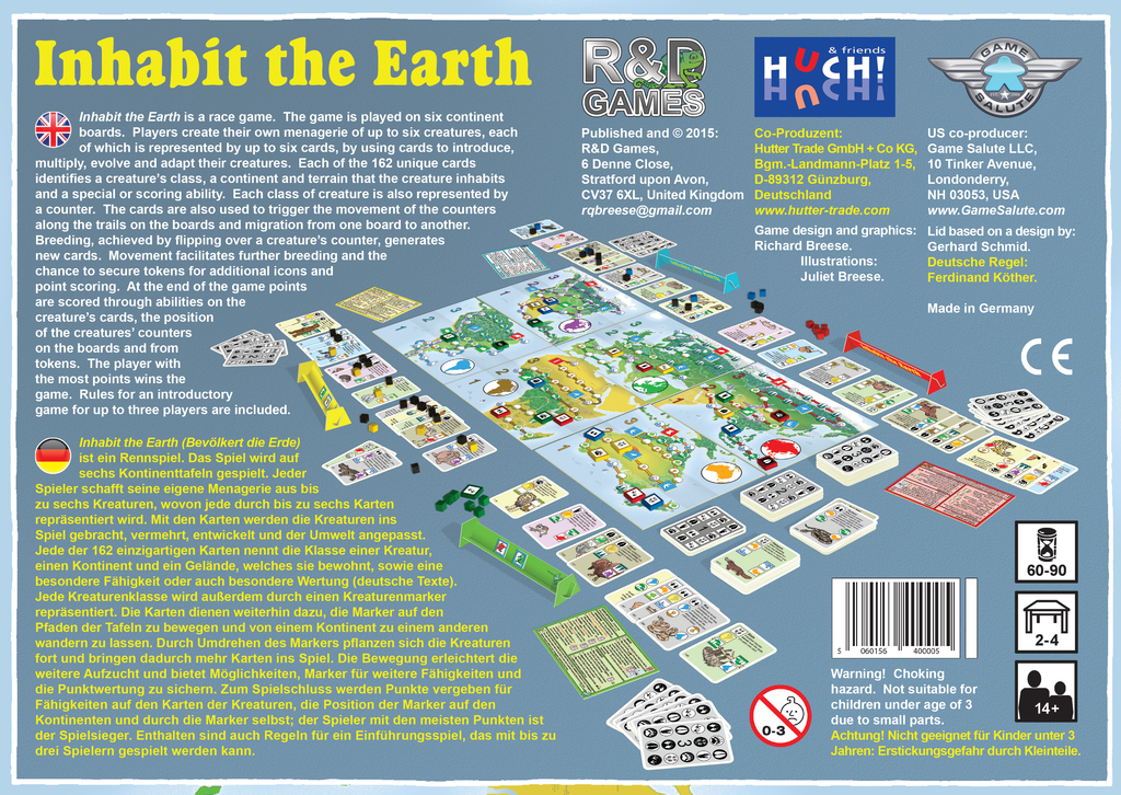 Inhabit the Earth - Board Game