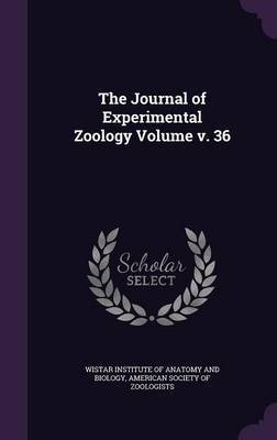 The Journal of Experimental Zoology Volume V. 36 image