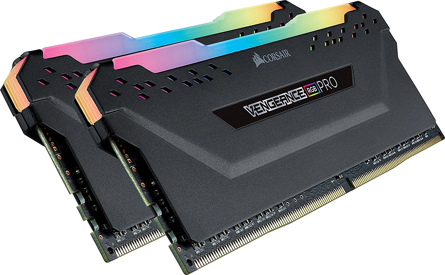 16GB (2 x 8GB) Corsair Vengeance DIMM DDR4 3200MHZ - Black image