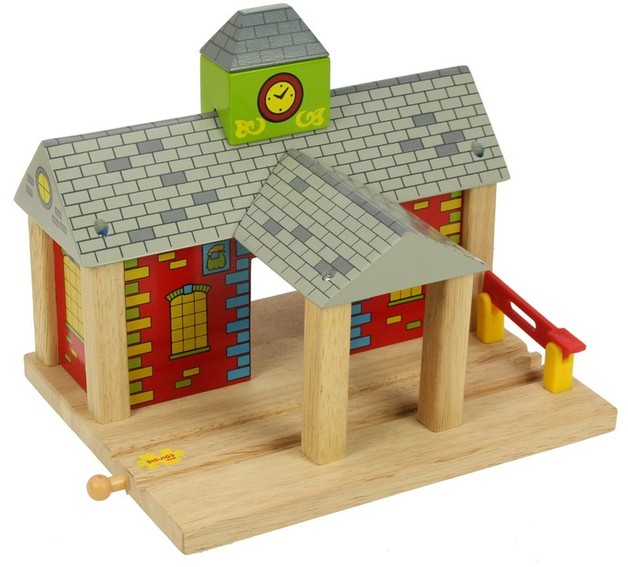 Bigjigs Rail Accessories Railway Station Toy at Mighty Ape NZ