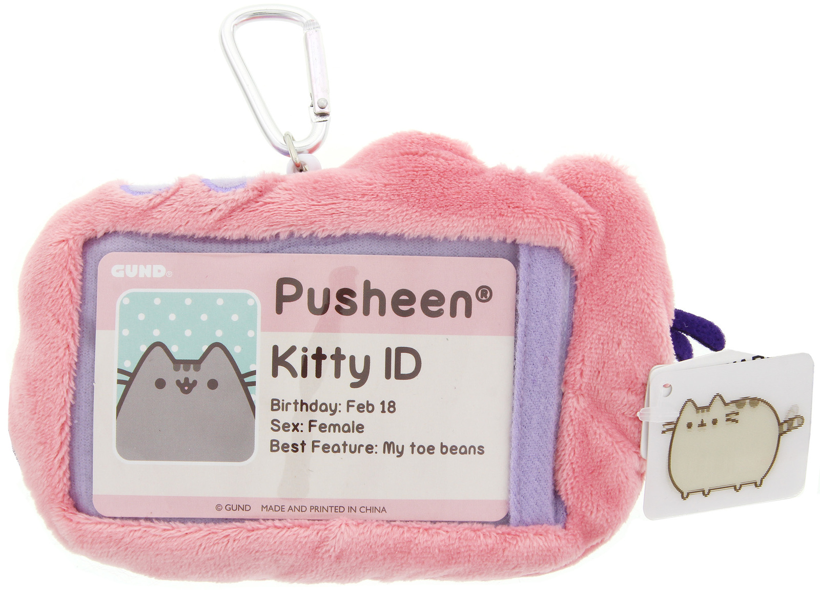 Pusheen: ID Holder Wallet Case - Pastel Pink image
