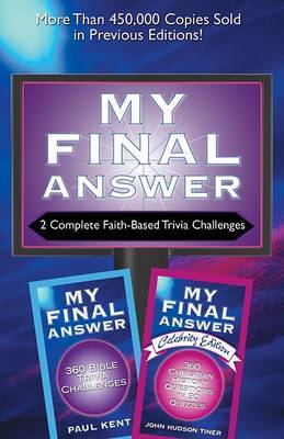 2-In-1 Bible Trivia: My Final Answer / My Final Answer Celebrity Edition on Paperback by John Hudson Tiner