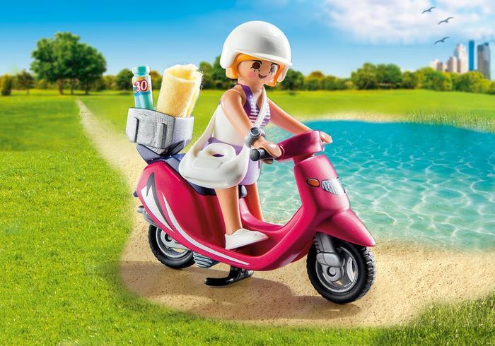 Playmobil: Beachgoer with Scooter (9084) image