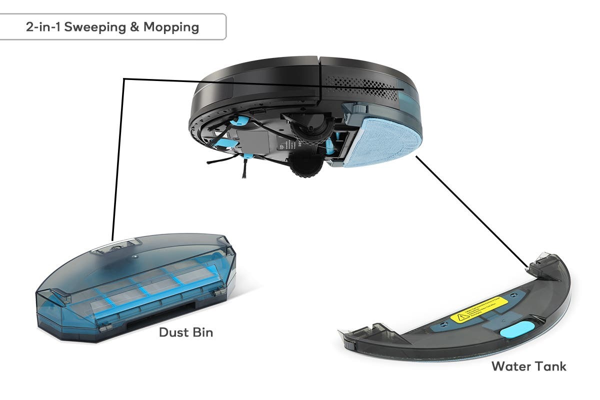 Buy Kogan SmarterHome LX10 Robot Vacuum Cleaner and Mop at Mighty Ape NZ