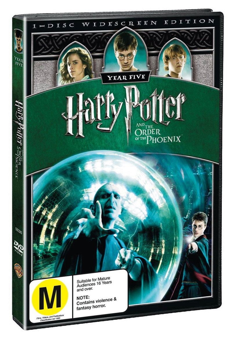 Harry Potter and the Order of the Phoenix - 1 Disc on DVD