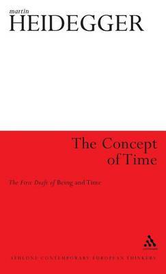 The Concept of Time on Hardback by Martin Heidegger