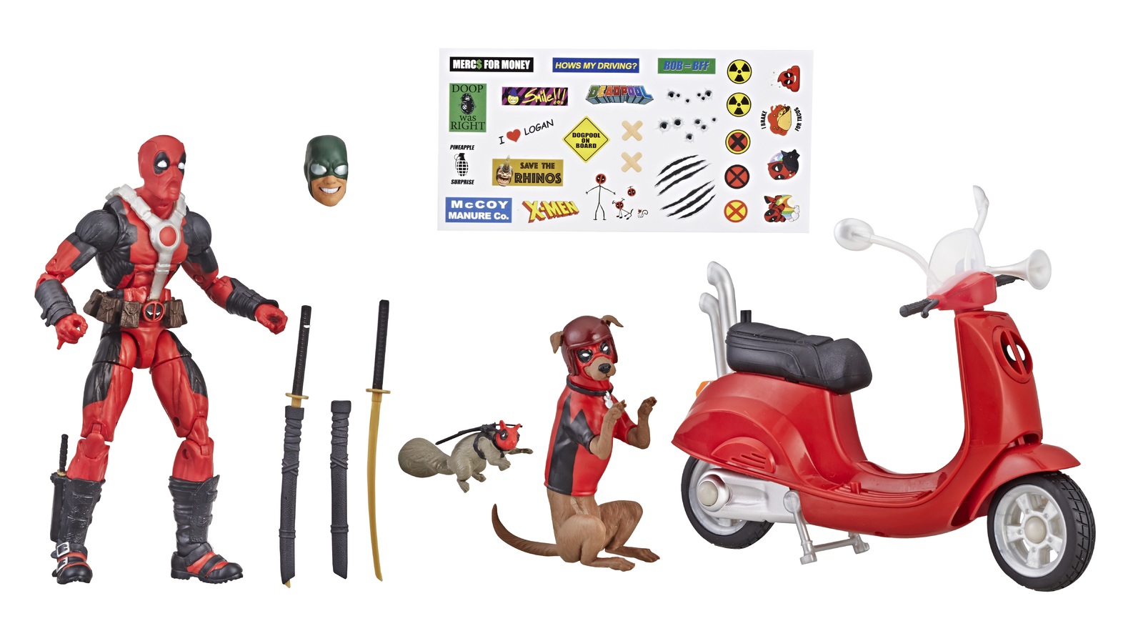 Marvel Legends: Deadpool Scooter - 6" Vehicle Playset image