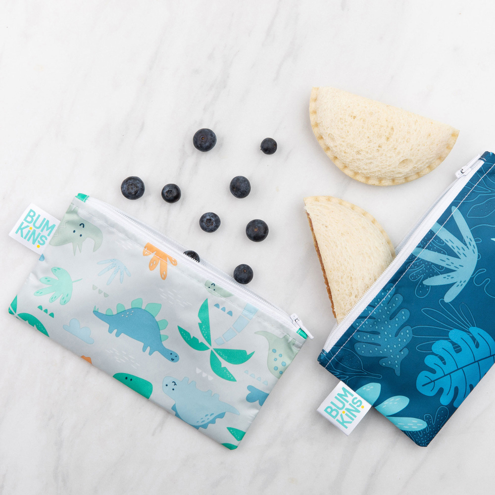 Bumkins: Small Snack Bag - Blue Tropic (2 Pack) image